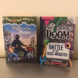COPY - The Notebook of Doom and Night of the Ninjas Book #5. Chapter books, Gra…